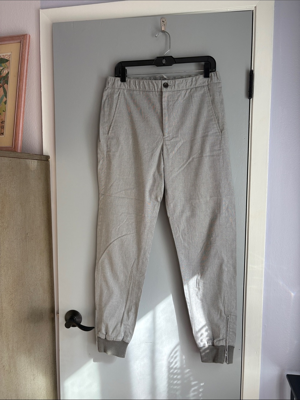 Vince Light Gray Jogger Pants